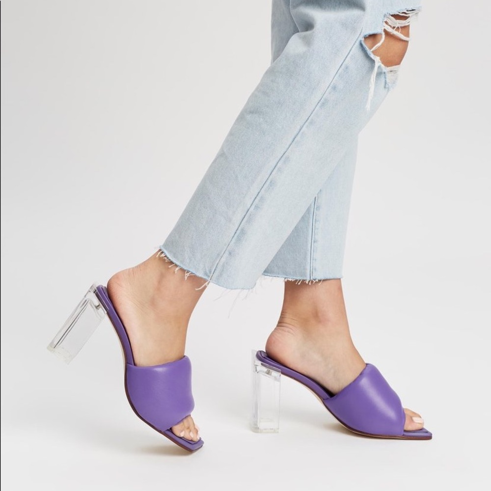 Jeffery Campbell purple heels